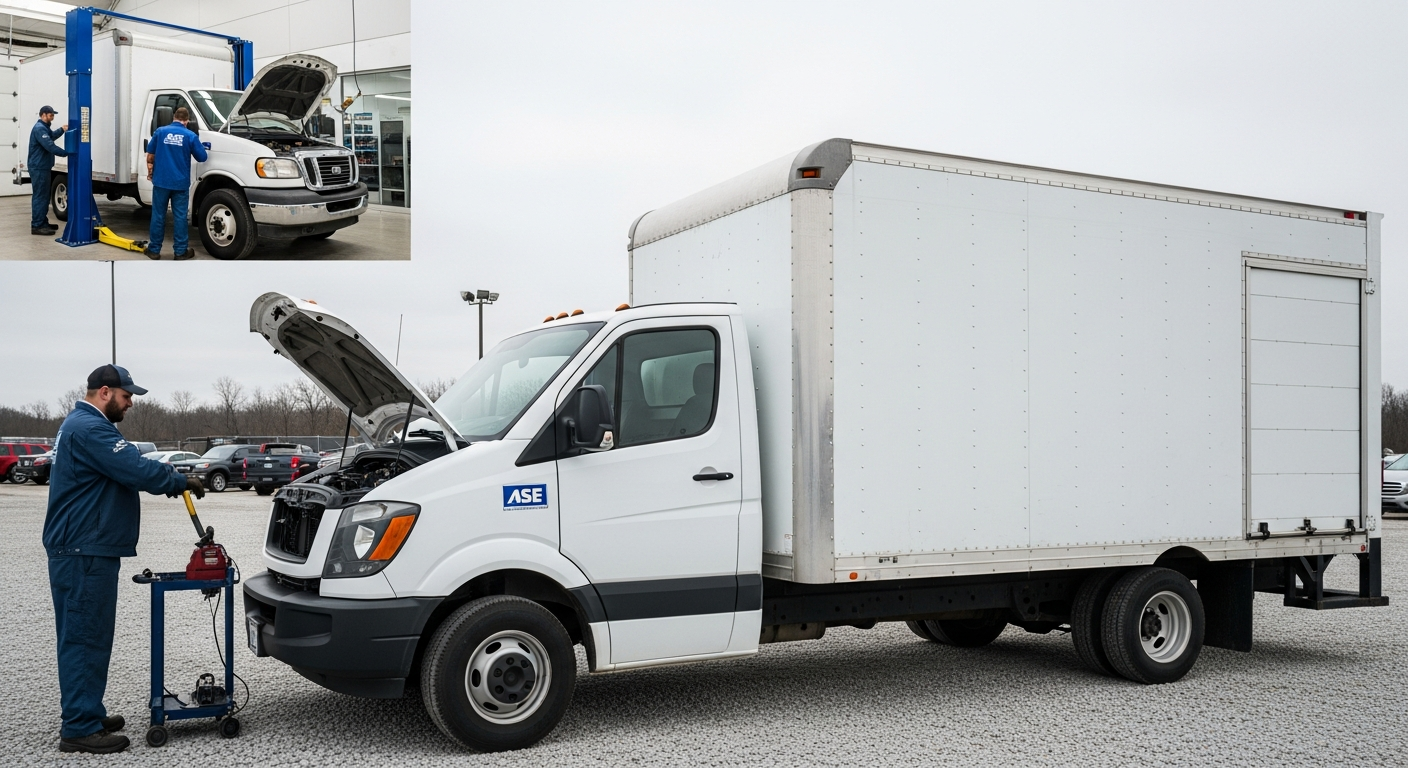 Box truck and semi tractor bought