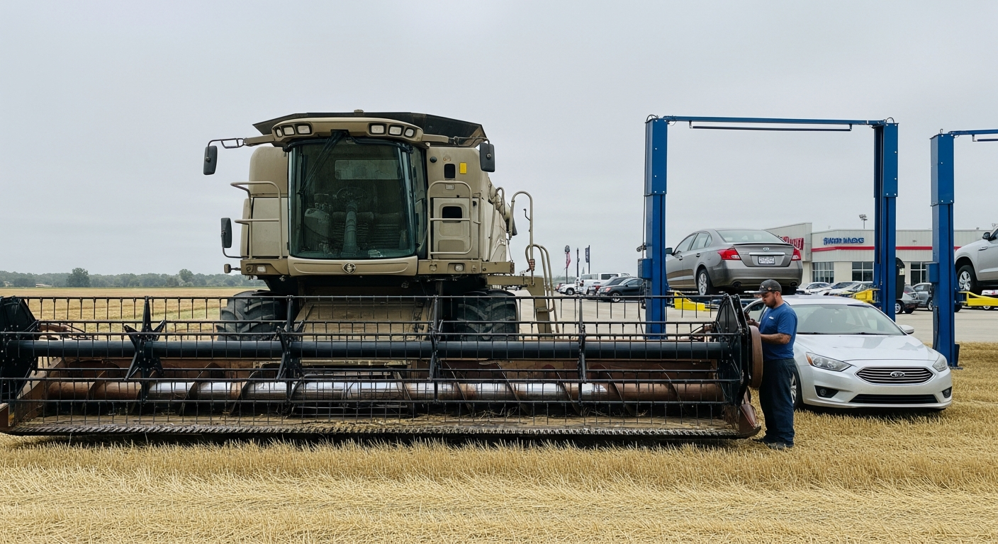 Farm tractor bought for cash