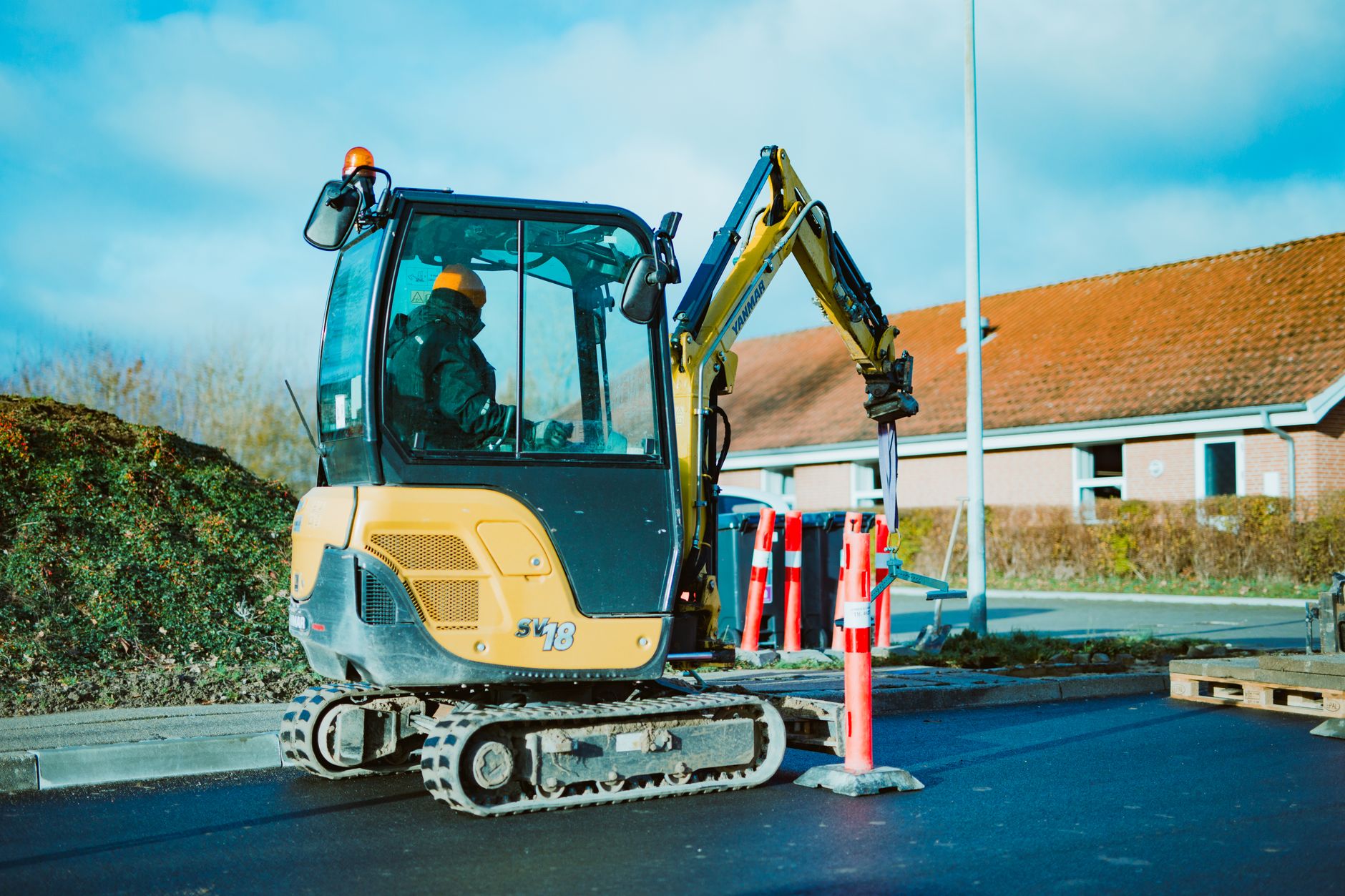 Kubota mini excavator ready for pickup